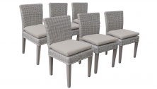 6 Coast Armless Dining Chairs - TK Classics